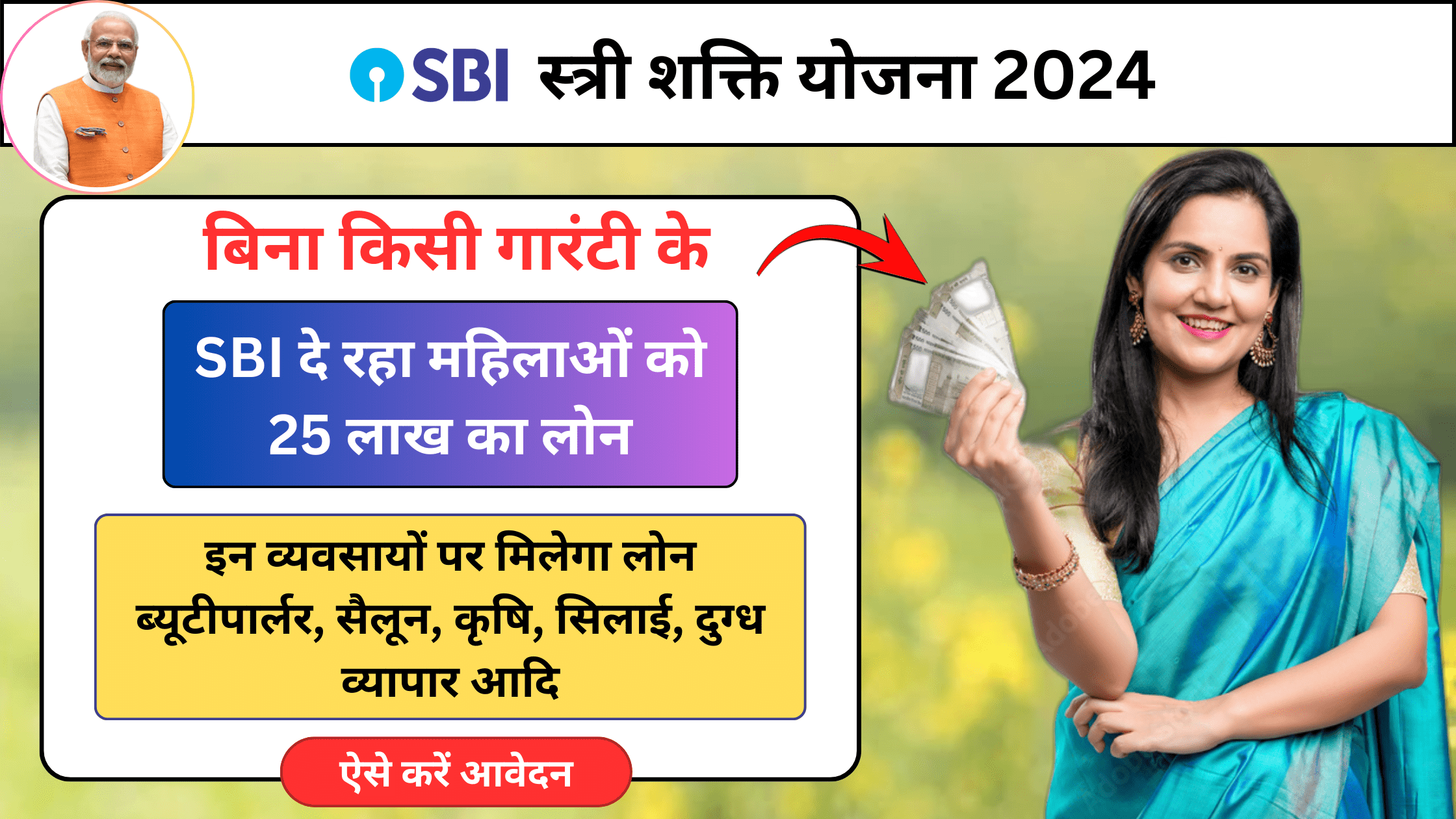 SBI Stree Shakti Yojana 2024 स्टेट बैंक महिलाओं को व्यवसाय के लिए दे रहा 25 लाख का लोन, ऐसे करें आवेदन