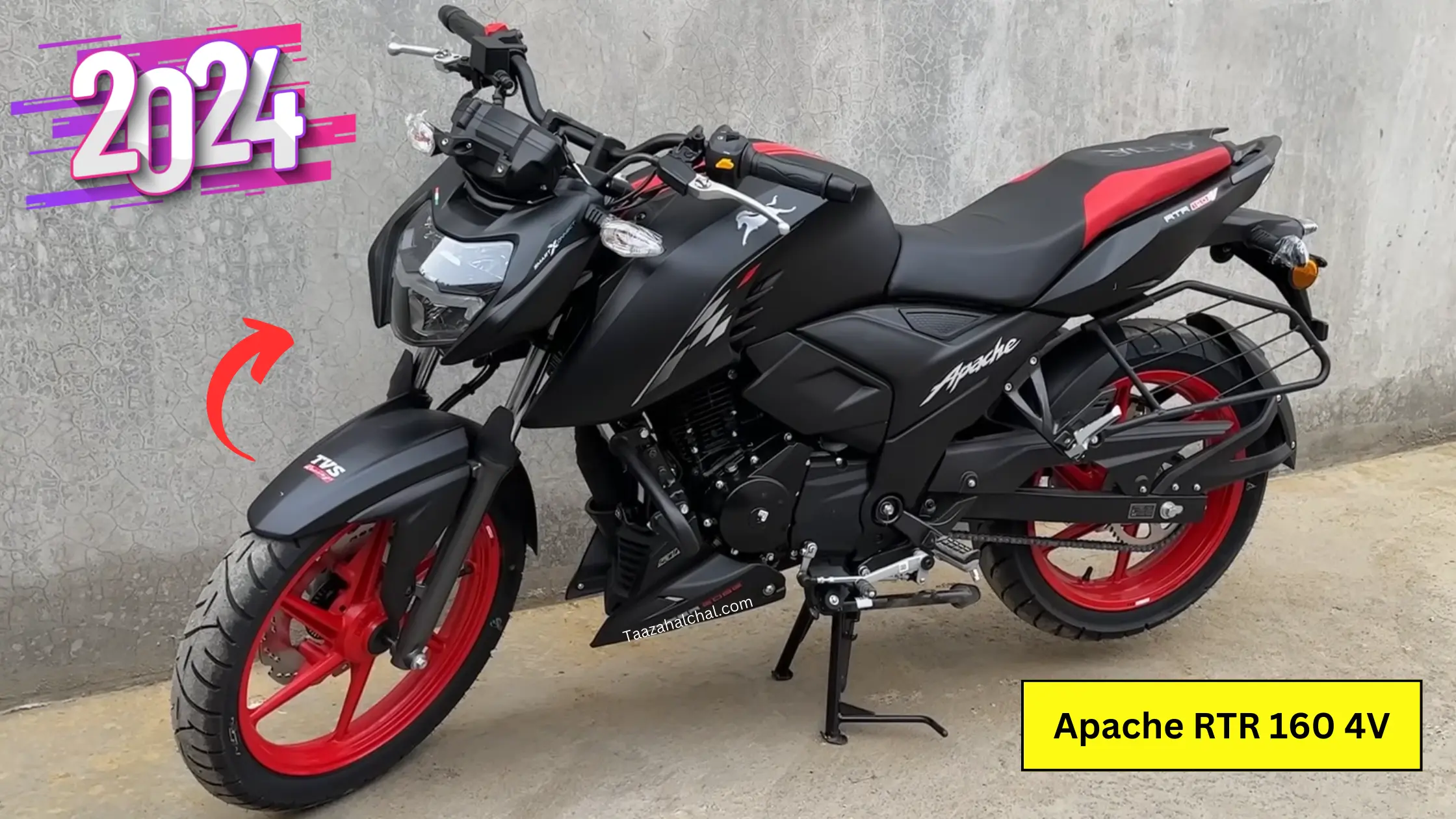 Apache RTR 160 4V को घर ले जाओ मात्र 12 हजार रूपए में, जाने फीचर्स