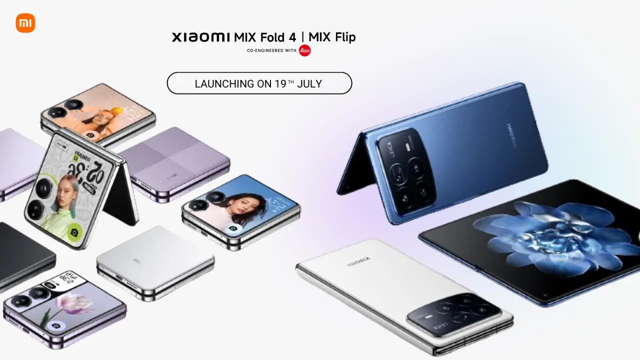 Xiaomi Mix Fold 4 and Mix Flip लॉन्च डेट कन्फर्म, 19 जुलाई को देंगें दस्तक, जानें सारे स्पेसिफिकेशन!
