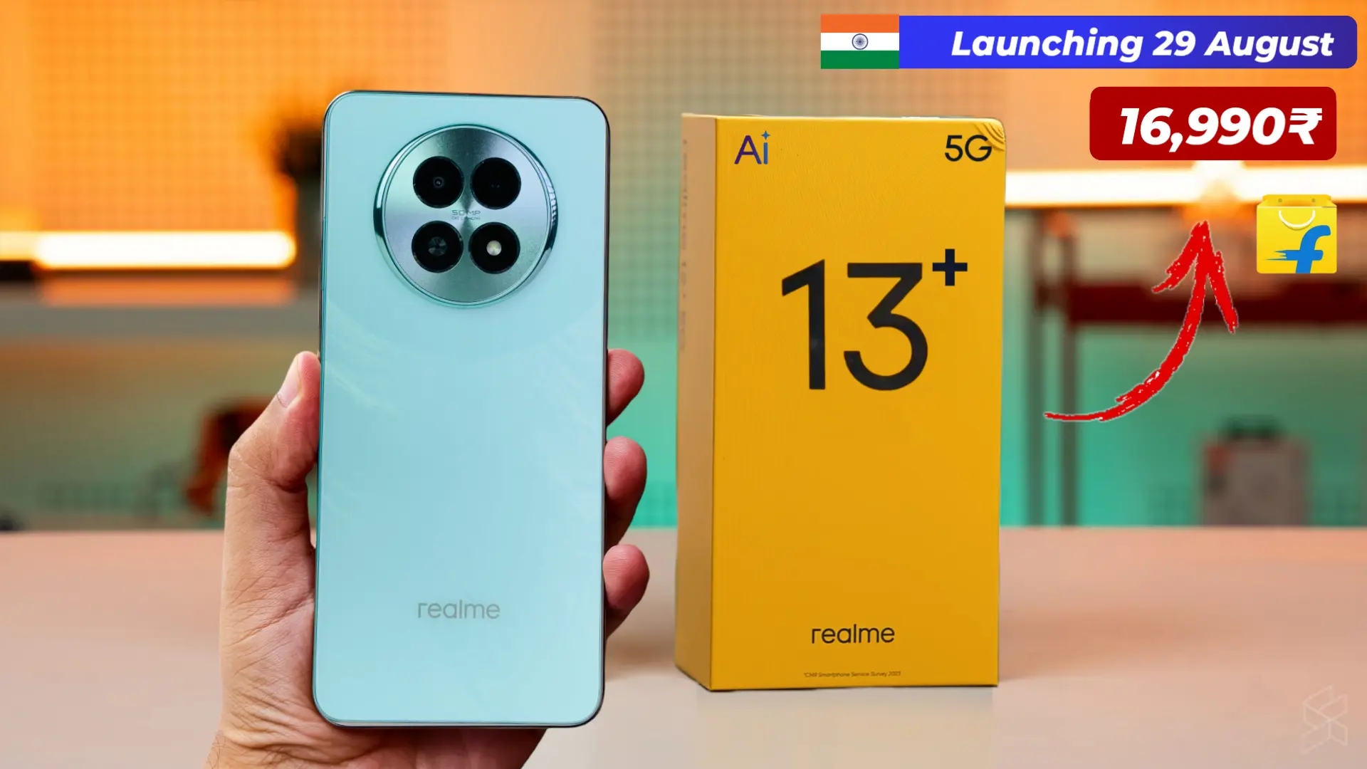 Realme 13 Plus 5G Price: 29 अगस्त को लॉन्च होगा Realme 13+ 5G, 12GB रैम और AI फीचर्स के साथ