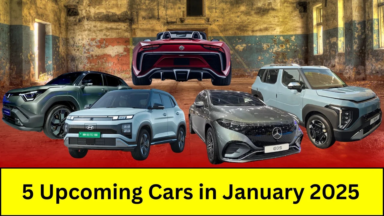 5 Upcoming Cars in January 2025: Maruti e-Vitara और Creta EV भी हैं लिस्ट में शामिल!