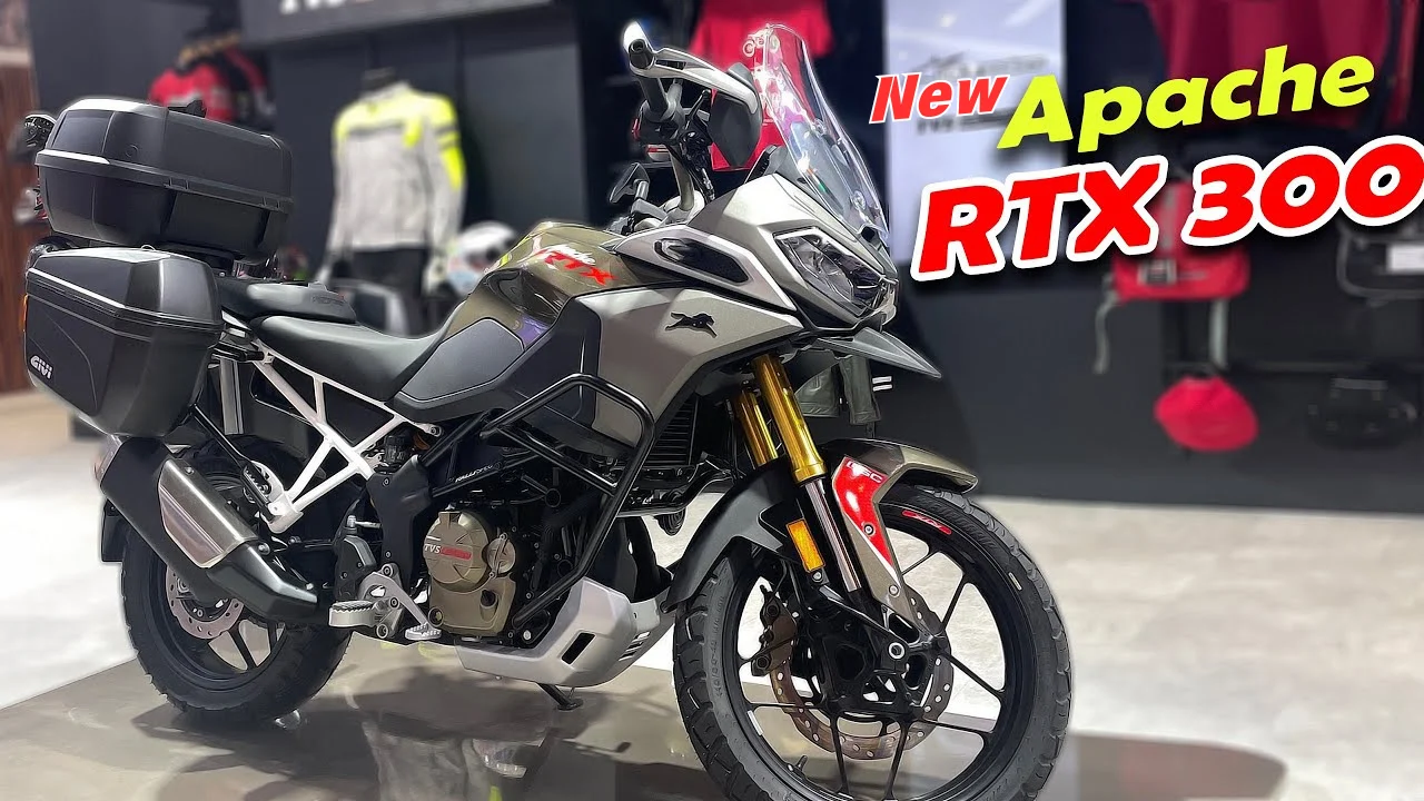 TVS Apache RTX 300: बेहतरीन डिजाइन और फीचर्स के साथ नई एडवेंचर टूरिंग बाइक जल्द होगी लांच !