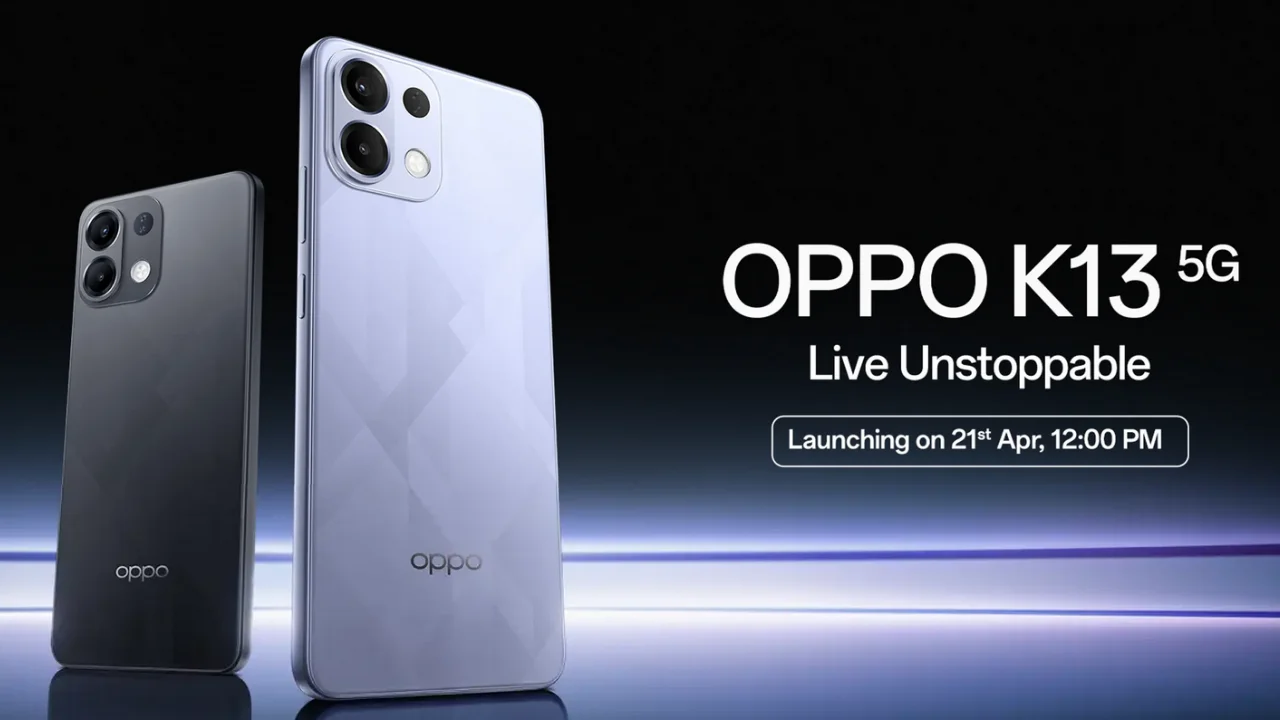 OPPO K13 5G गेमिंग लवर्स के लिए धांसू फीचर्स के साथ 21 अप्रैल को देगा दस्तक