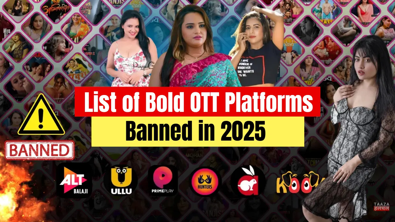List of Bold OTT Platforms Banned in 2025: भारत सरकार ने ULLU समेत इन 25 बोल्ड प्लेटफॉर्म्स को किया बैन