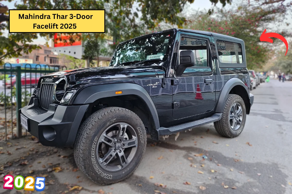 Mahindra Thar 3-Door Facelift 2025 नए अपडेट्स के साथ जल्द होगी लॉन्च जानें इसके फीचर्स और कीमत